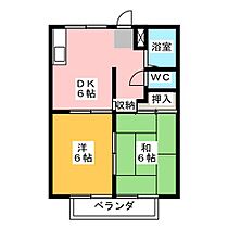 カンザヴィレッヂＥ  ｜ 三重県鈴鹿市桜島町７丁目（賃貸アパート2DK・2階・41.80㎡） その2