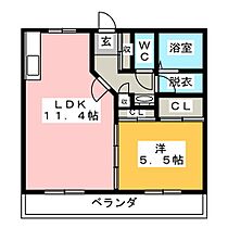 コーポ百合  ｜ 三重県鈴鹿市桜島町３丁目（賃貸アパート1LDK・2階・42.00㎡） その2