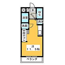 プランドールパルファ  ｜ 三重県鈴鹿市稲生塩屋２丁目（賃貸マンション1R・3階・30.26㎡） その2