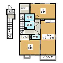 グランモア野町　B棟  ｜ 三重県鈴鹿市野町東２丁目（賃貸アパート2LDK・2階・62.80㎡） その2