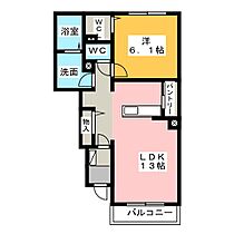 ランドマーク2014  ｜ 三重県鈴鹿市岸岡町（賃貸アパート1LDK・1階・45.77㎡） その2