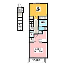 ハイツ・ミール  ｜ 三重県鈴鹿市道伯４丁目（賃貸アパート1LDK・1階・42.80㎡） その2