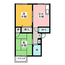 間取図画像 2DK