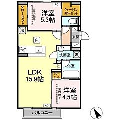 物件の間取り