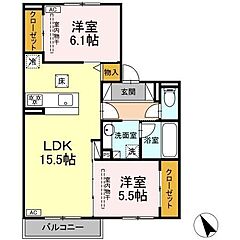 物件の間取り