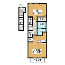 ポライトリー  ｜ 三重県桑名市柳原（賃貸アパート1LDK・2階・42.37㎡） その2