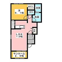 アルソーレＴ  ｜ 三重県桑名市大字安永（賃貸アパート1LDK・1階・50.09㎡） その2