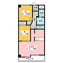 SANTNORE  ｜ 三重県桑名市中央町５丁目（賃貸マンション2LDK・7階・65.04㎡） その2