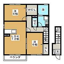 ＡＩＫＡ　Ｋ  ｜ 三重県桑名市大字桑部（賃貸アパート2LDK・2階・65.32㎡） その2