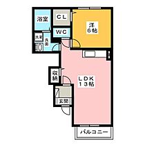 アドバンス池坊　II  ｜ 三重県桑名市大字江場（賃貸マンション1LDK・1階・44.19㎡） その2