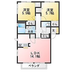 物件の間取り