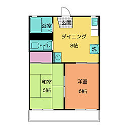 LIAN・N 2DKの間取図画像