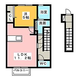 エトワール3 1LDKの間取図画像