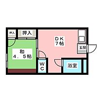 ウイングルートII  ｜ 三重県伊勢市河崎１丁目（賃貸マンション1DK・4階・30.38㎡） その2