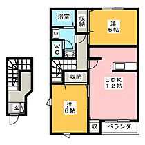 ラ・フェイバープロムナード　Ｃ  ｜ 三重県伊勢市竹ケ鼻町（賃貸アパート2LDK・2階・62.62㎡） その2