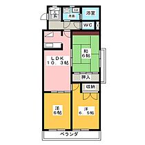 パレス春秋  ｜ 三重県伊勢市神田久志本町（賃貸マンション3LDK・3階・66.00㎡） その2