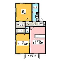 ハウスコートアケノ  ｜ 三重県伊勢市小俣町明野（賃貸アパート2LDK・2階・54.55㎡） その2