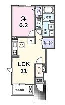 コンフォート 102 ｜ 三重県伊勢市御薗町高向912-1（賃貸アパート1LDK・1階・41.13㎡） その2