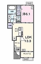 ブリリアント・K2 B 103 ｜ 三重県亀山市上野町624番地3（賃貸アパート1LDK・1階・50.05㎡） その2