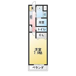 ArtdeViure 1Kの間取図画像