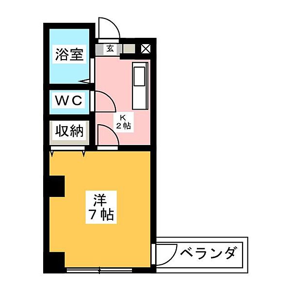 レスポールII ｜三重県松阪市京町一区(賃貸マンション1K・3階・20.50㎡)の写真 その2