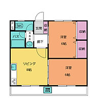 コンフォート道海  ｜ 三重県松阪市五反田町１丁目（賃貸マンション2LDK・2階・43.64㎡） その2