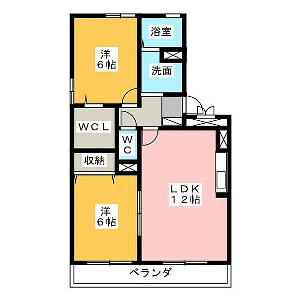 ロイヤルガーデンＢ ｜三重県松阪市嬉野中川新町４丁目(賃貸アパート2LDK・3階・56.30㎡)の写真 その2