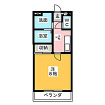 レジデンスミツ  ｜ 三重県松阪市田村町（賃貸マンション1K・1階・27.00㎡） その2