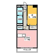 シャンティーク  ｜ 三重県松阪市塚本町（賃貸マンション1LDK・6階・42.30㎡） その2