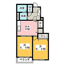 メゾン・オーブＣ  ｜ 三重県松阪市鎌田町（賃貸アパート2DK・1階・45.72㎡） その2