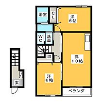 ポン　プラータ　Ａ  ｜ 三重県多気郡多気町相可（賃貸アパート2LDK・2階・57.02㎡） その2