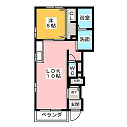 間取図画像 1LDK