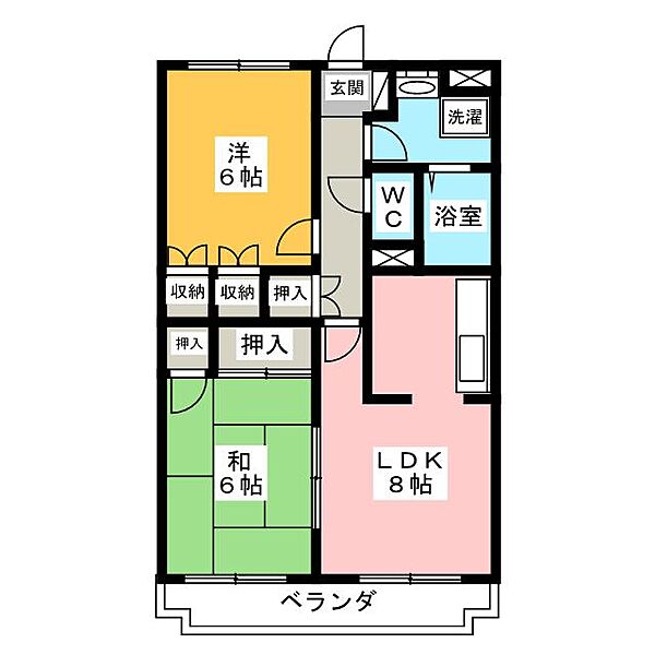 ユーミー城北 ｜三重県伊賀市小田町(賃貸マンション2LDK・1階・55.51㎡)の写真 その2