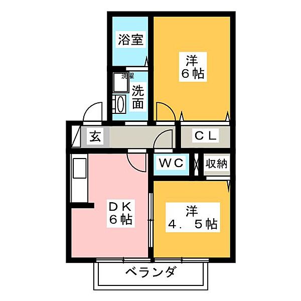 ＰＲＥＭＩＥＲ ｜三重県名張市鴻之台４番町(賃貸アパート2DK・1階・39.74㎡)の写真 その2