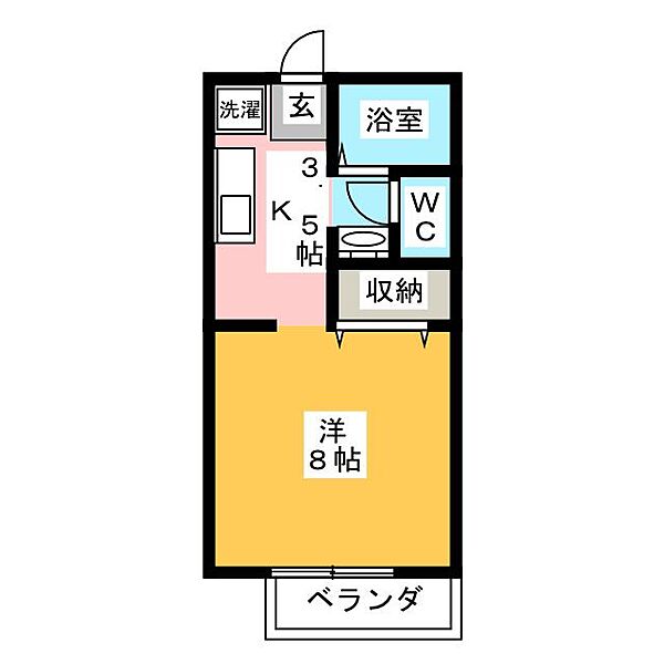 メゾン・ウエストリバーIIＣ棟 ｜三重県名張市蔵持町原出(賃貸アパート1K・2階・27.08㎡)の写真 その2