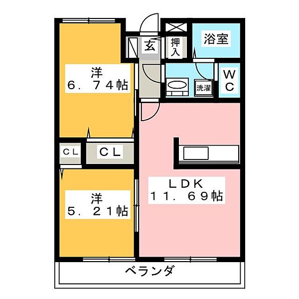 ラフレシール ｜三重県名張市鴻之台１番町(賃貸マンション2LDK・2階・51.58㎡)の写真 その2