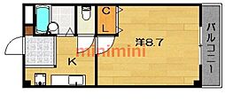 チセ・ピリカ 1Kの間取図画像