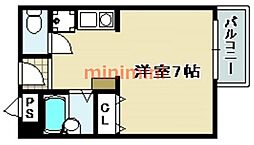 メゾン・アエロスタ ワンルームの間取図画像