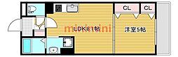 セレニティ豊川 1LDKの間取図画像