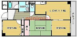レヴェ・ヴィラージュ 3LDKの間取図画像