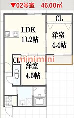 物件の間取り