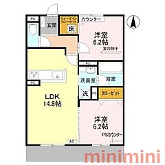 物件の間取り