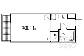 京都府京都市左京区北白川大堂町（賃貸アパート1K・2階・20.25㎡） その2