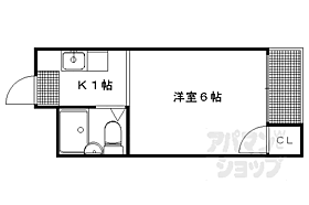 京都府京都市左京区北白川久保田町48-1（賃貸マンション1K・3階・18.00㎡） その2