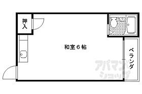 京都府京都市左京区北白川下池田町（賃貸アパート1R・1階・15.00㎡） その2