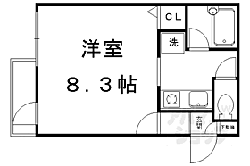 京都府京都市左京区松ケ崎堂ノ上町（賃貸マンション1K・2階・21.00㎡） その2