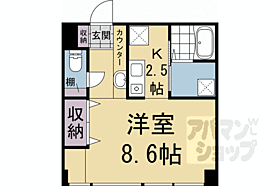 京都府京都市左京区下鴨西林町（賃貸マンション1K・3階・29.70㎡） その2