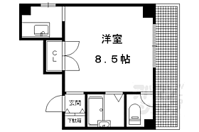 京都府京都市左京区北白川上別当町（賃貸マンション1K・2階・23.30㎡） その2