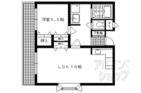 京都府京都市左京区岩倉忠在地町（賃貸マンション1LDK・1階・49.00㎡） その2