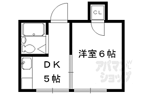 京都府京都市左京区岩倉西宮田町（賃貸アパート1DK・1階・18.20㎡） その2